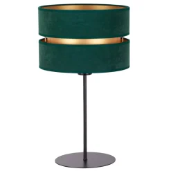 Duolla Bordlampe Duo, grøn/guld, højde 50 cm