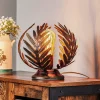 Bordlampe Felce som bregne i bronze, højde 24 cm^ONLI Online