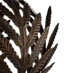 Bordlampe Felce som bregne i bronze, højde 24 cm^ONLI Online