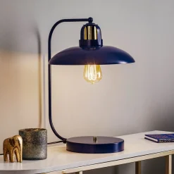 Bordlampe Felix, blå/guld^Eko-Light Online