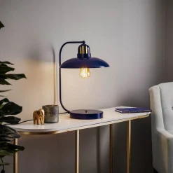 Bordlampe Felix, blå/guld^Eko-Light Online