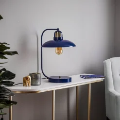 Bordlampe Felix, blå/guld^Eko-Light Online