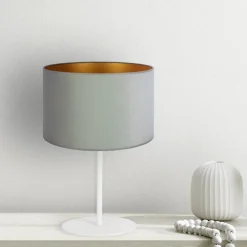 Duolla Bordlampe Golden Roller højde 30 cm mintgrøn/guld