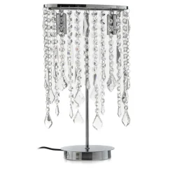 ONLI Bordlampe Laila med krystalophæng, 2 lyskilder