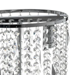 ONLI Bordlampe Laila med krystalophæng, 2 lyskilder