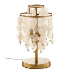 ONLI Bordlampe Ruben med perlemorskiver