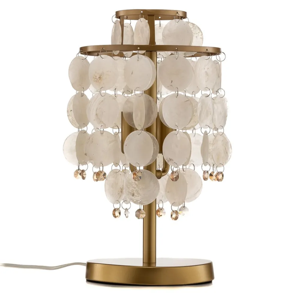 ONLI Bordlampe Ruben med perlemorskiver