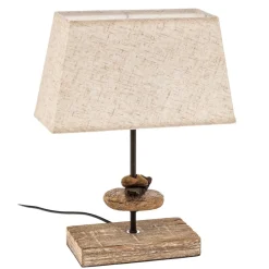 ONLI Bordlampe Seregon med stofskærm, højde 39 cm