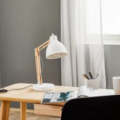 Bordlampe Skansen, justerbar, hvid^Lamkur Clearance
