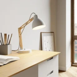 Bordlampe Skansen, justerbar, hvid^Lamkur Clearance