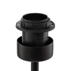 Luminex Bordlampe Soho, cylindrisk 56 cm sort/guld