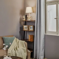 Bordlampe Stellina, stofskærm, søstjerne-dekor^ONLI New