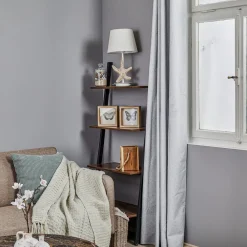 Bordlampe Stellina, stofskærm, søstjerne-dekor^ONLI New