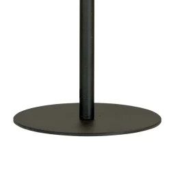 Domiluce Bordlampe Tornado, sort/guld, metal, Ø 26 cm, E14