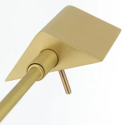 Boston LED-gulvlampe, berøringsdæmper sort/messing^ORION