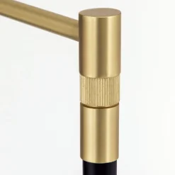 Boston LED-gulvlampe, berøringsdæmper sort/messing^ORION