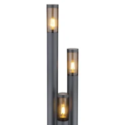 Globo Boston lygtepæl, antracit, 3 lyskilder