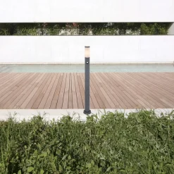 Globo Gadebelysning>Boston stibelysning, højde 110 cm, med sensor