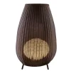 Bover Dekorationsbelysning|Terrassebelysning>Amphora 02 terrasselampe, brun rattan