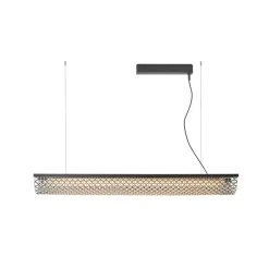 LED-hængelampe Nans Balis S/140, brun/brun, 140 cm^Bover