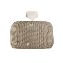 Bover Udendørs Loftlamper>LED-loftlampe Fora, naturhvid/beige, Ø 50 cm