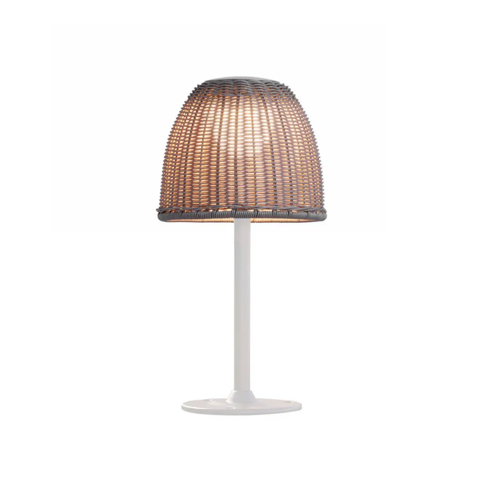 Bover LED-sokkellampe Atticus, højde 40 cm, naturhvid/beige
