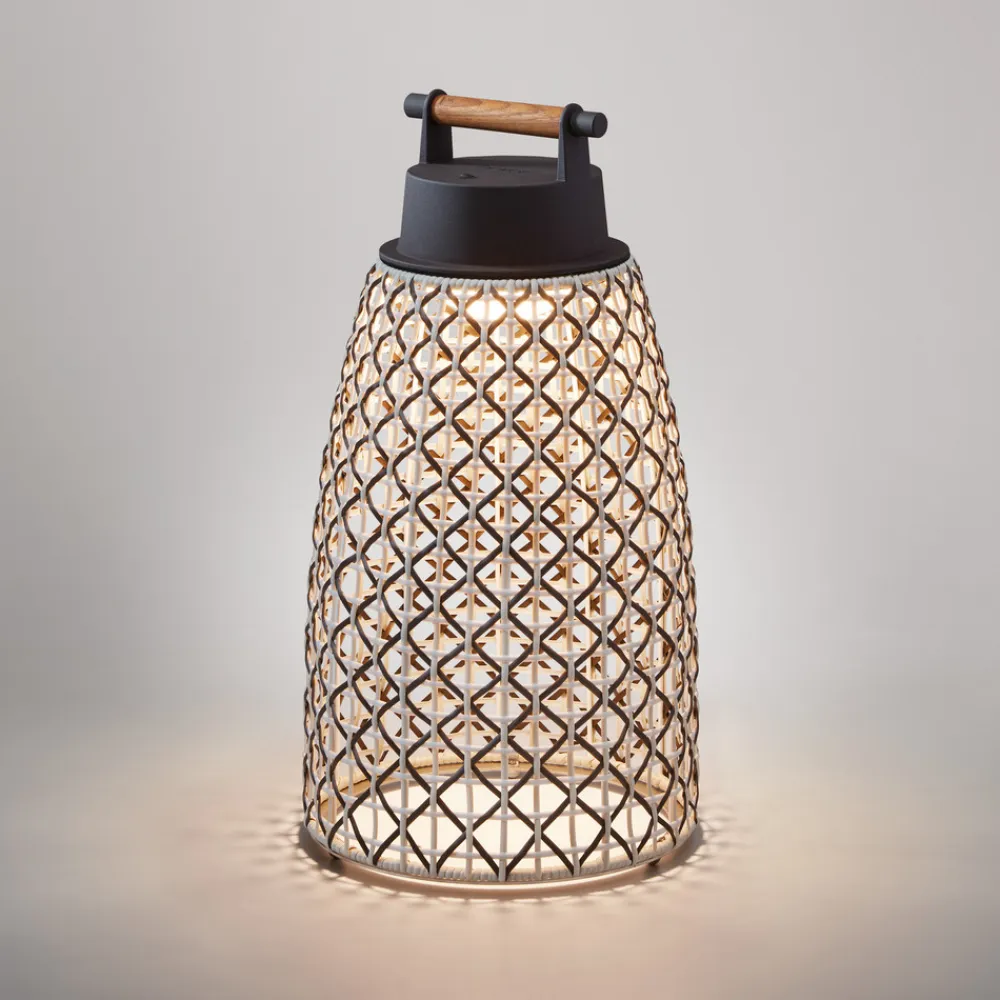 Bover Dekorationsbelysning>Nans M/49/R Akku-bordlampe til udendørs brug brun