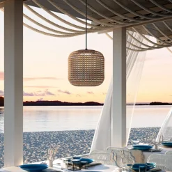 Nans S/31 LED udendørs pendel, brun^Bover Best