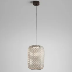 Bover Udendørs Pendellamper>Nans S/31.2 LED udendørs pendel, beige