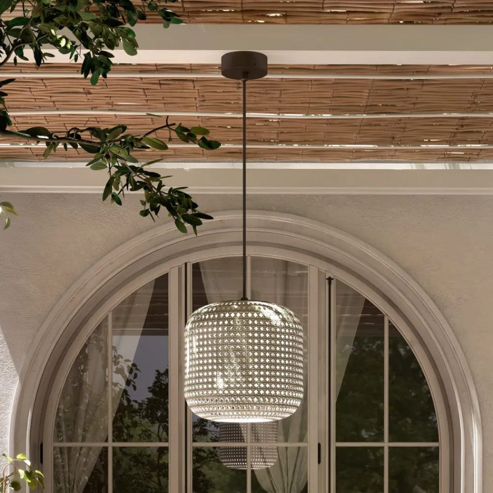 Nans S/31 LED udendørs pendel, beige^Bover Discount