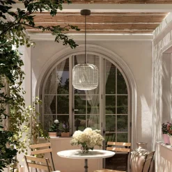 Nans S/31 LED udendørs pendel, beige^Bover Discount