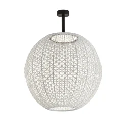 Bover Nans Sphere PF/80 LED udendørs loftslampe beige