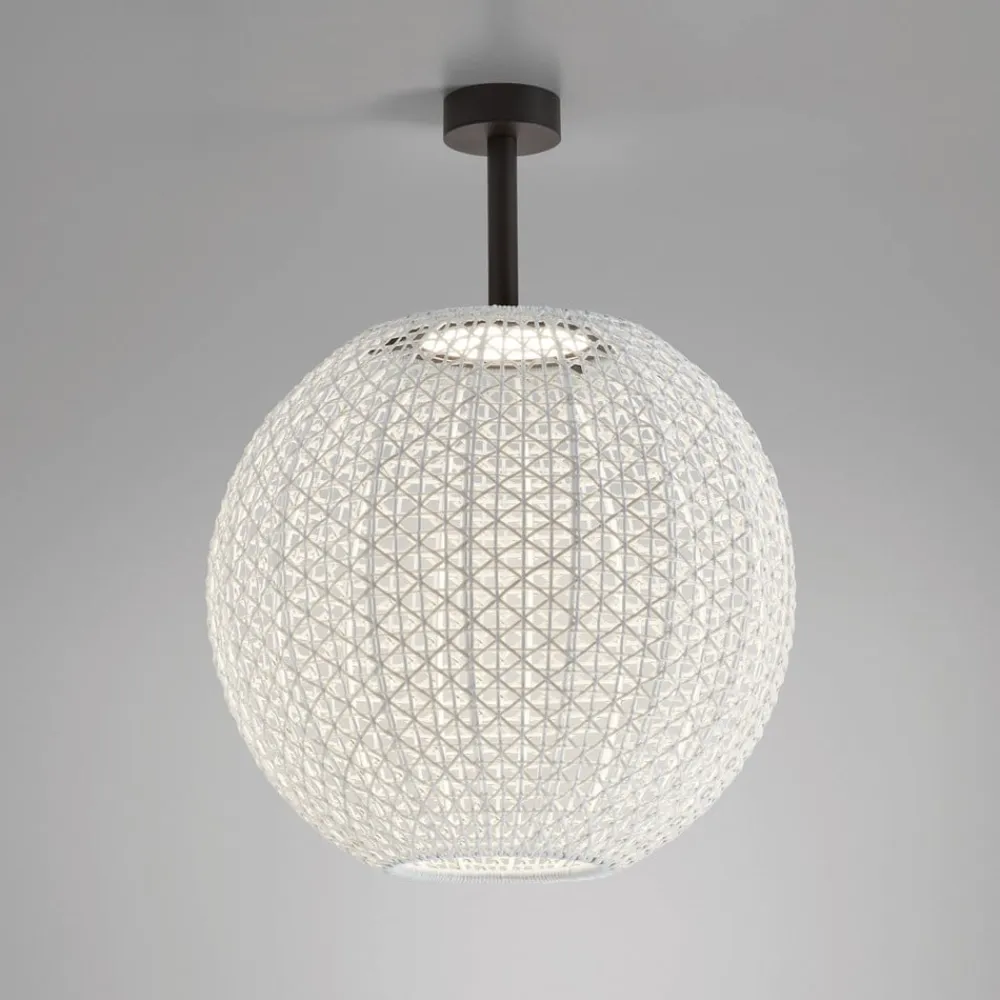 Bover Udendørs Loftlamper>Nans Sphere PF/60 LED udendørs loftslampe beige