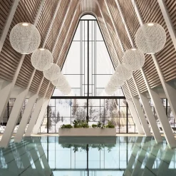 Nans Sphere S/80 LED udendørs pendel beige^Bover Discount