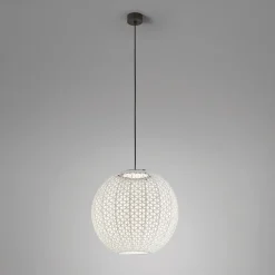 Bover Udendørs Pendellamper>Nans Sphere S/60 LED udendørs pendel beige