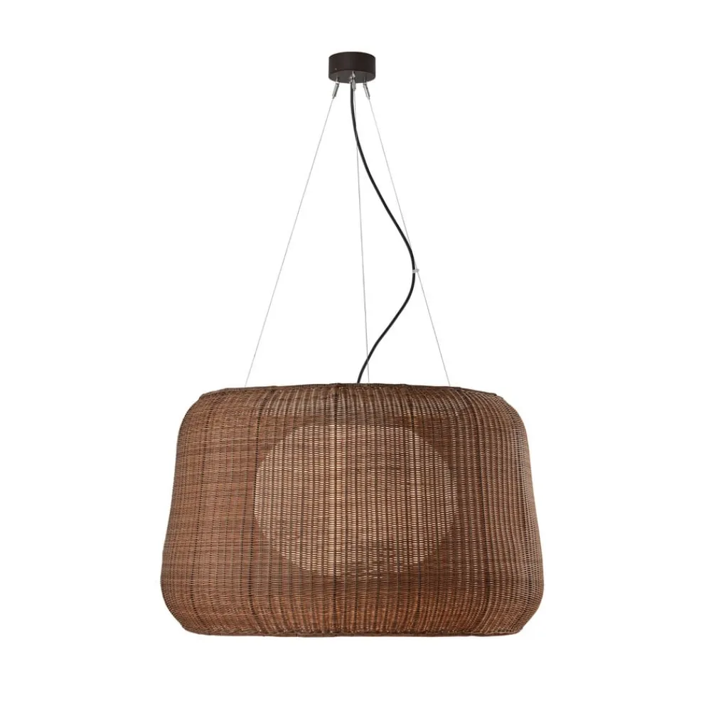 Bover Udendørs Pendellamper>udendørs hængelampe Fora 90, grafitbrun/brun, E27