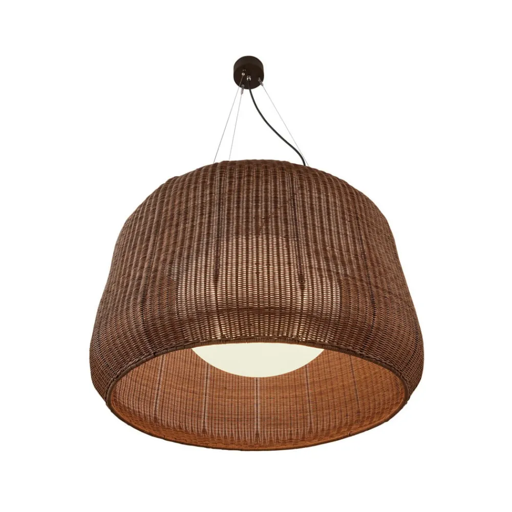 Bover Udendørs Pendellamper>udendørs hængelampe Fora 90, grafitbrun/brun, E27