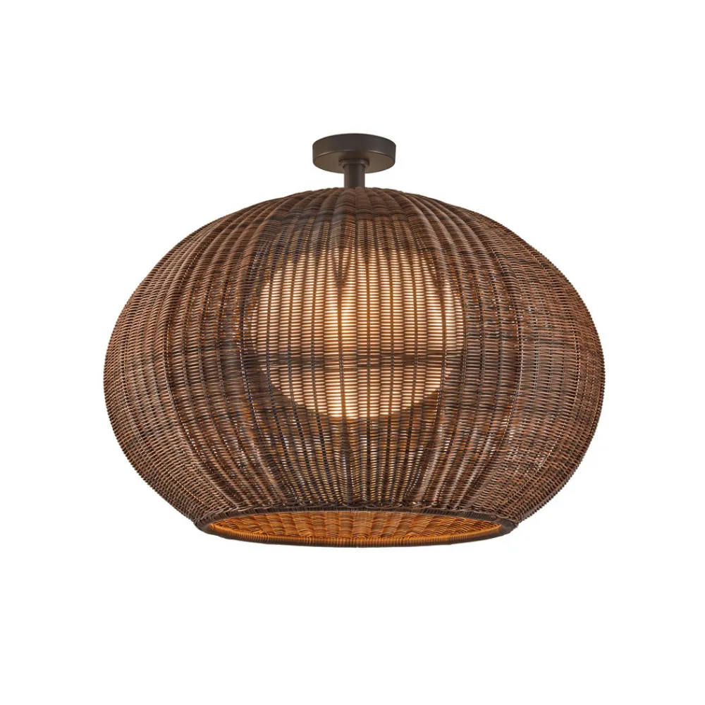 Bover Udendørs Loftlamper>udendørs loftlampe Garota, grafitbrun/brun