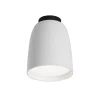 udendørs loftlampe Nut, hvid, aluminium/stål, Ø 10 cm^Bover New