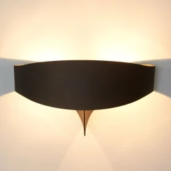 Bronze væglampe Scudo^Selène Hot