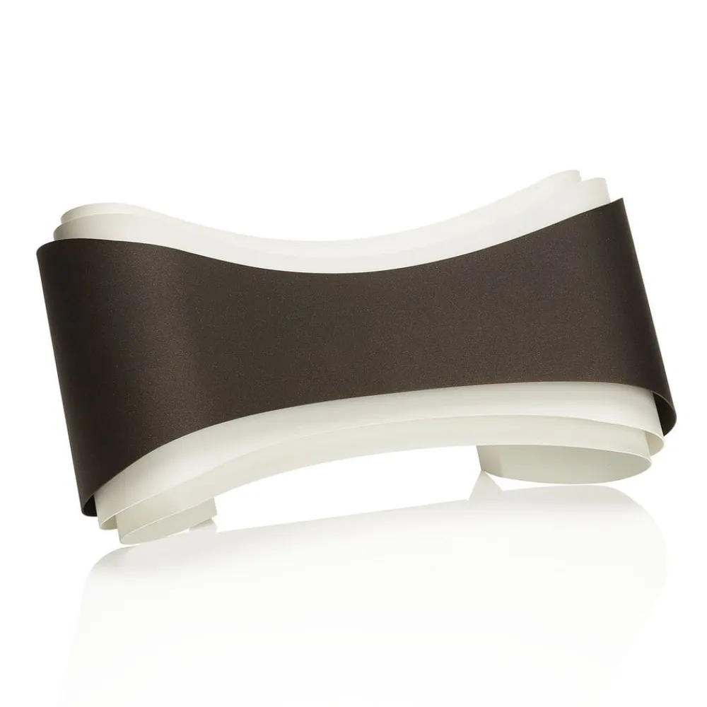 Bronzefarvet væglampe Ionica^Selène New