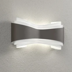 Bronzefarvet væglampe Ionica^Selène New