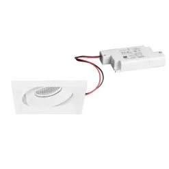 BRUMBERG Indbygningsspots>BB38 indbyg. RC driver kantet hvid