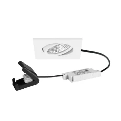 BRUMBERG Loftlamper|Indbygningsspots>BB25 indbygningsspot IP65 RC tilslutningsdåse struktureret hvid