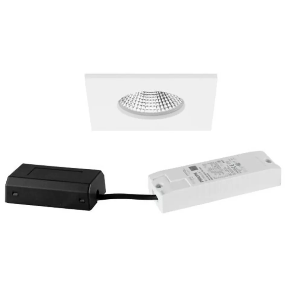 BRUMBERG Loftlamper>BB21 IP65 indbyg. DALI montageboks hvid