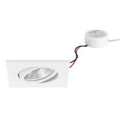 BRUMBERG Loftlamper>BB25 IP65 indbyg. RC driver rund hvid