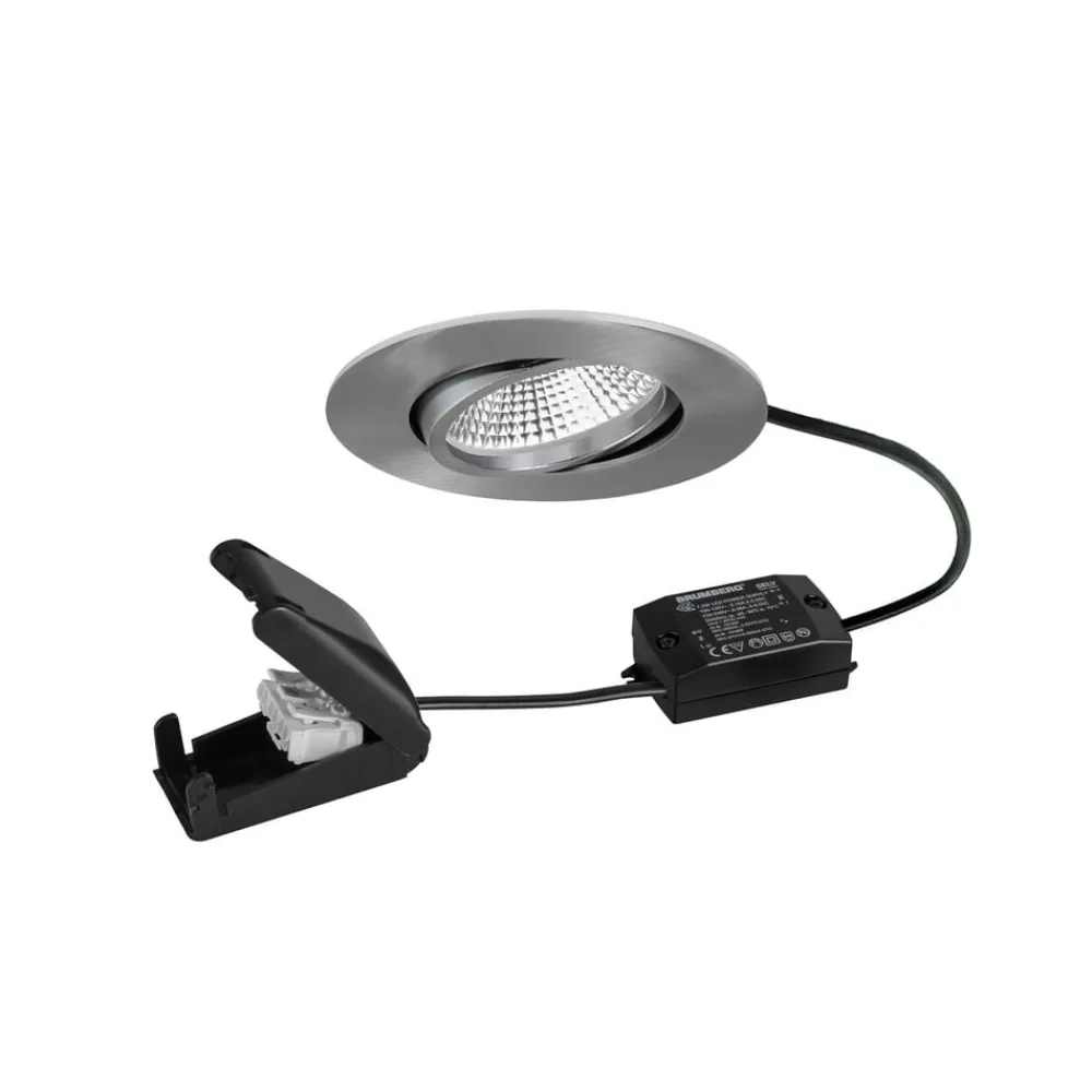 BB23 LED-spot IP65 on/off-tilslutningsdåse mat nikkel^BRUMBERG Hot
