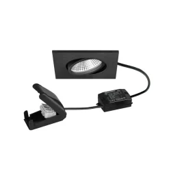 BRUMBERG BB25 LED-spot IP65 on/off tilslutningsboks sort mat