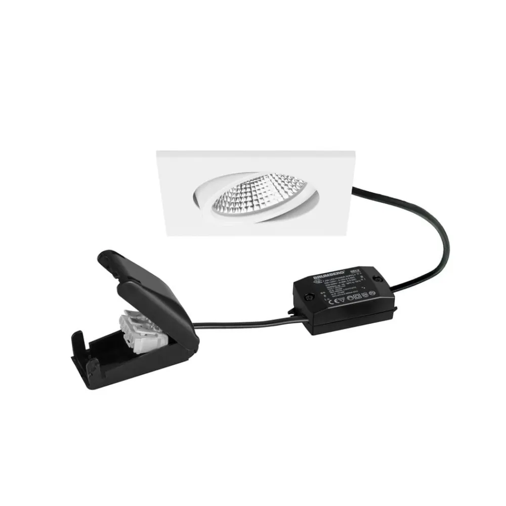 BB25 LED-spot IP65 tænd/sluk-tilslutningsdåse struktureret hvid^BRUMBERG Clearance