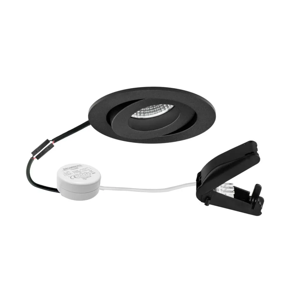 BB33 RC driver rund tilslutningsdåse struktureret sort^BRUMBERG Online